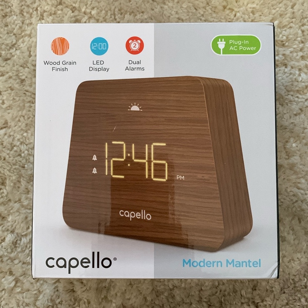 NIB Capello Alarm Clock